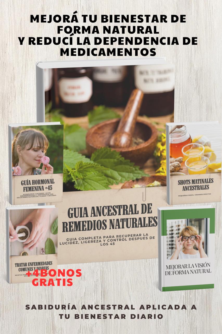 Guía Ancestral de Remedios Naturales para Recuperar Lucidez, Ligereza y Control Después de los 45